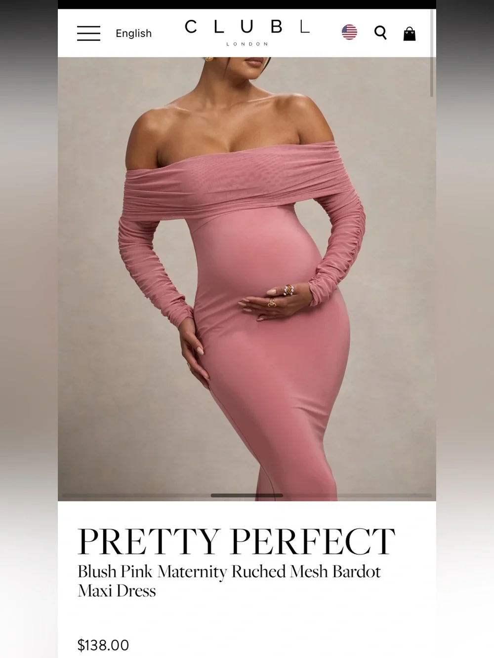 PRETTY PERFECT
Blush Pink Maternity - Picture 3 of 6